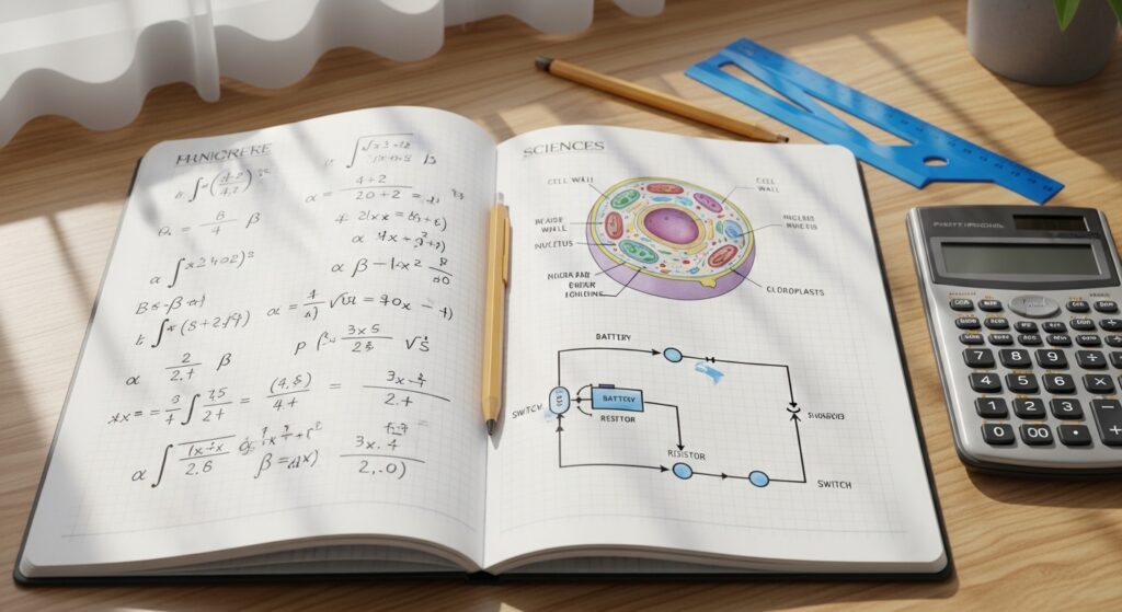 Structured note-taking helping students understand math and science concepts