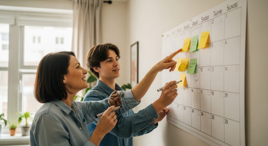 Family planning schedule to avoid squeezing SAT prep into overloaded calendars