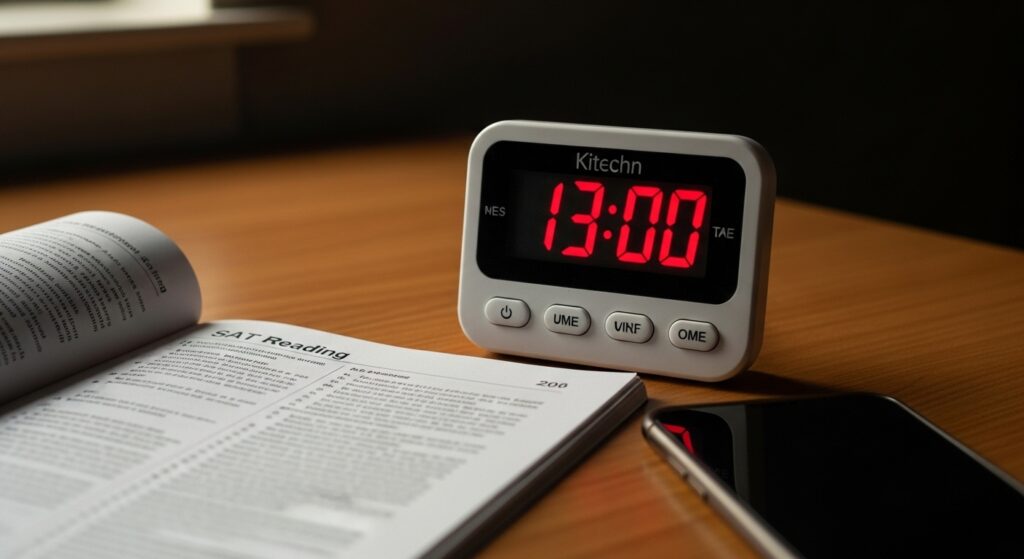 SAT Reading timing pressure that creates hidden score-destroying panic