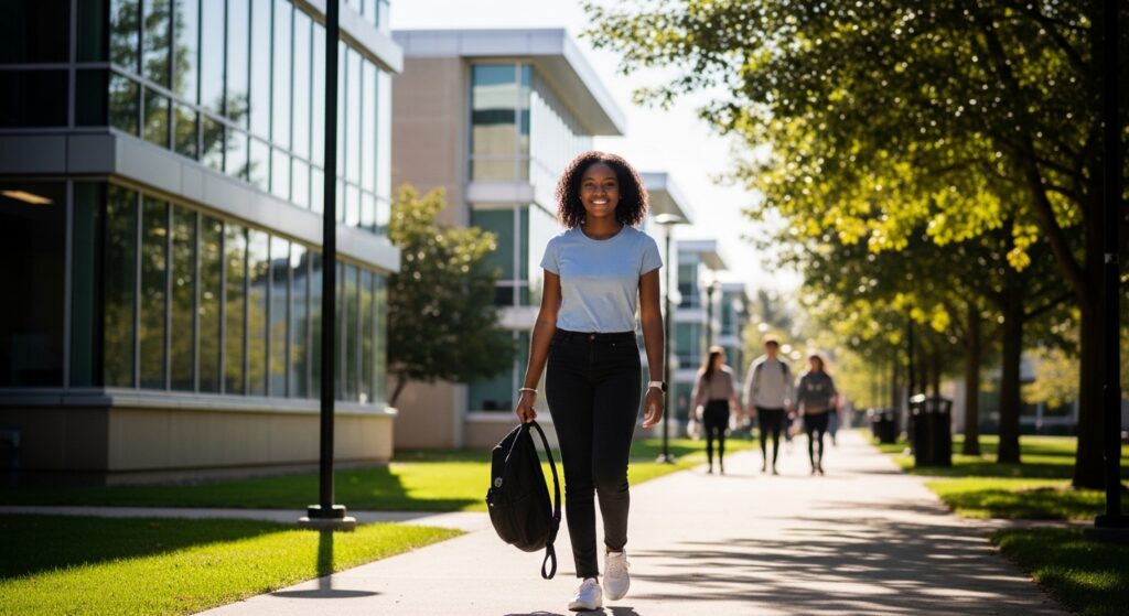 Student pursuing STEM success after overcoming SAT Myths through structured preparation