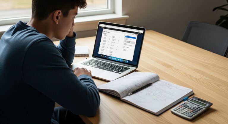 Student preparing early for SAT Prep to avoid the risks of starting too late