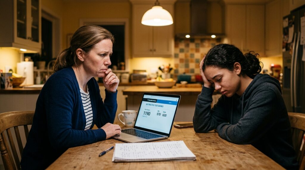 Parents worried about SAT Scores due to weak reading skills