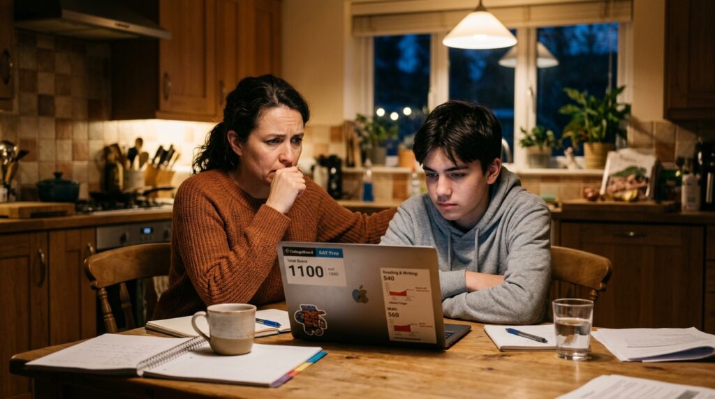 Parents worried about SAT Prep results without personalised tutoring