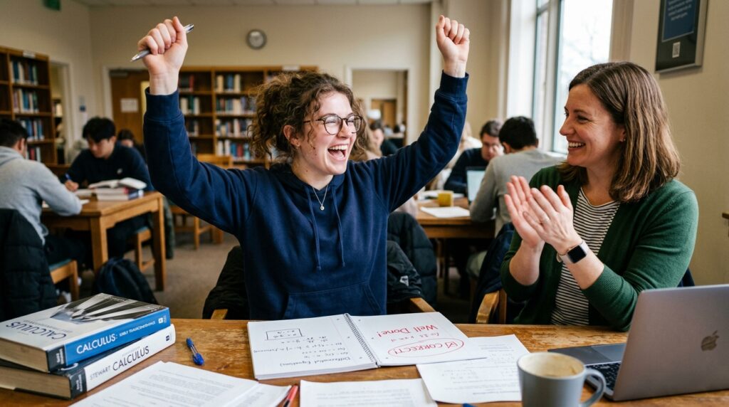 Student gaining confidence through SAT Tutoring and personalised support