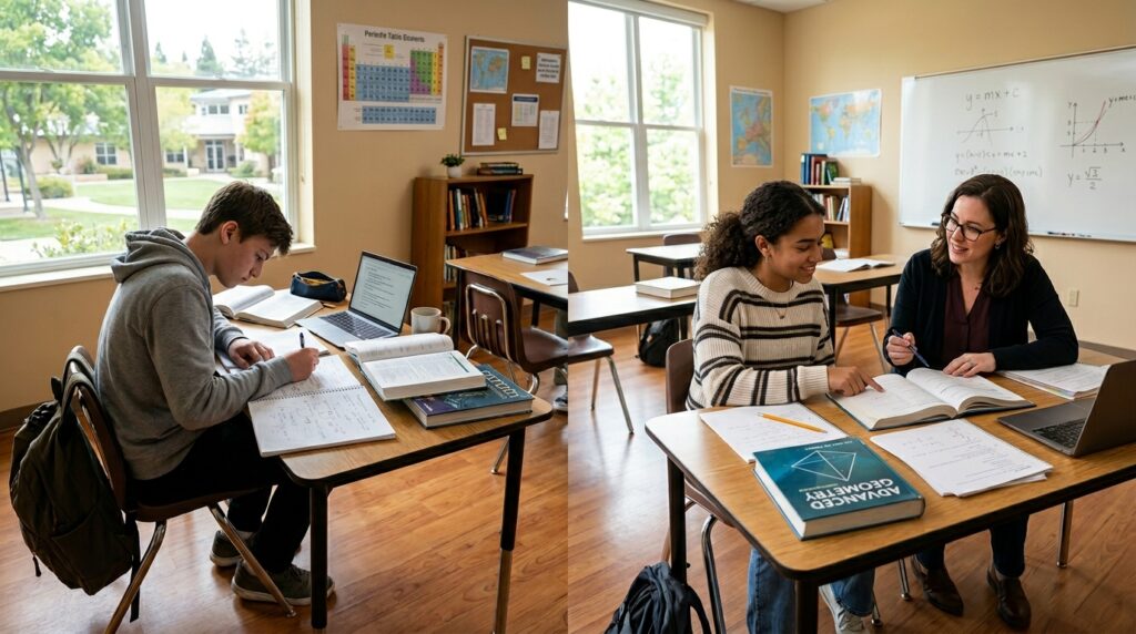 Comparison of self‑study and SAT Tutoring preparation styles